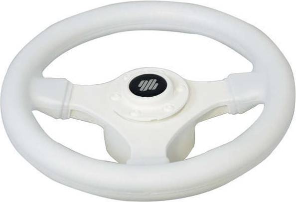Ultraflex Ratt Rally V38W, Vit, 350mm, Inkl. 3/4" Nav