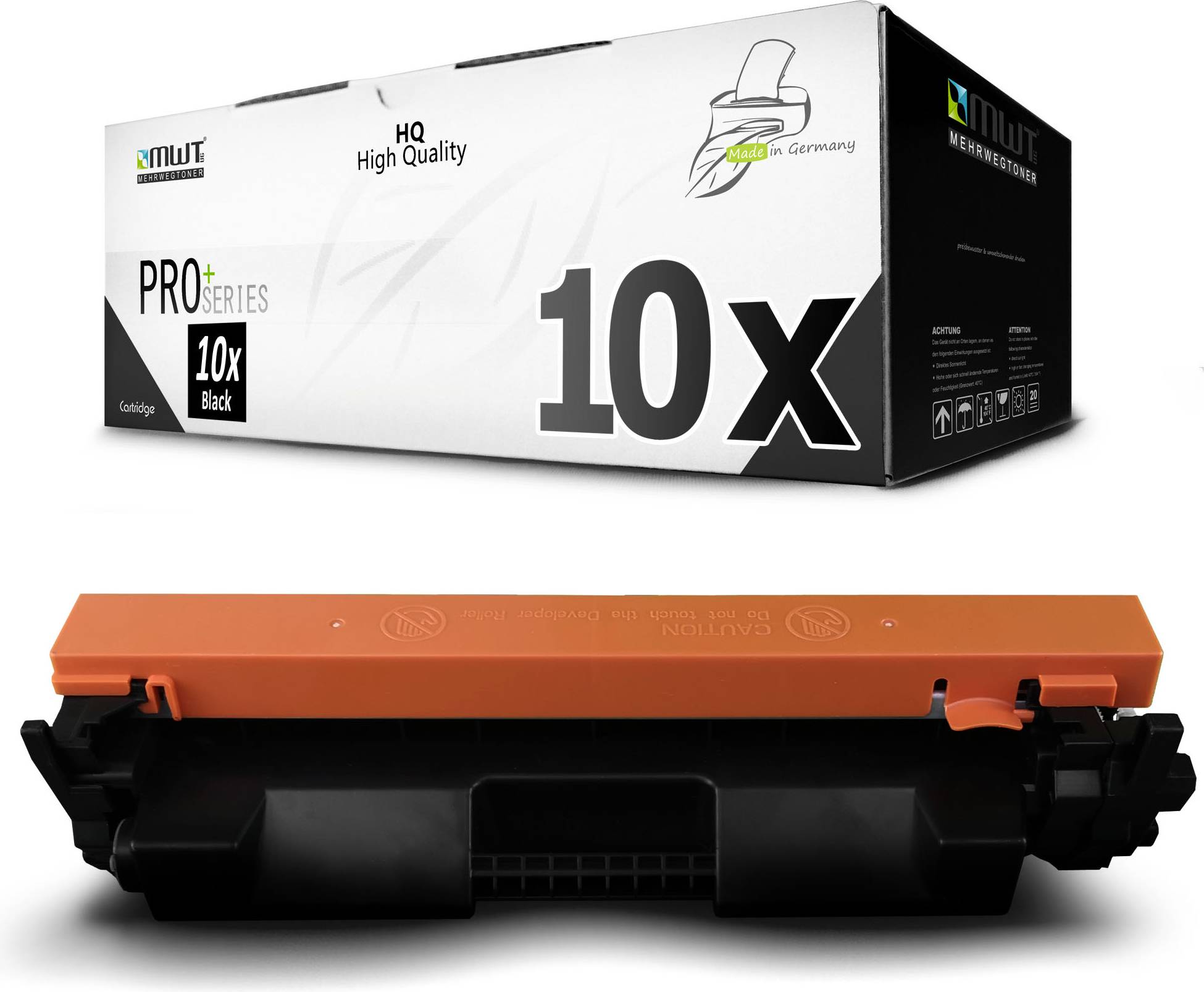 HP 17X-CF217H Lasertoner Sort