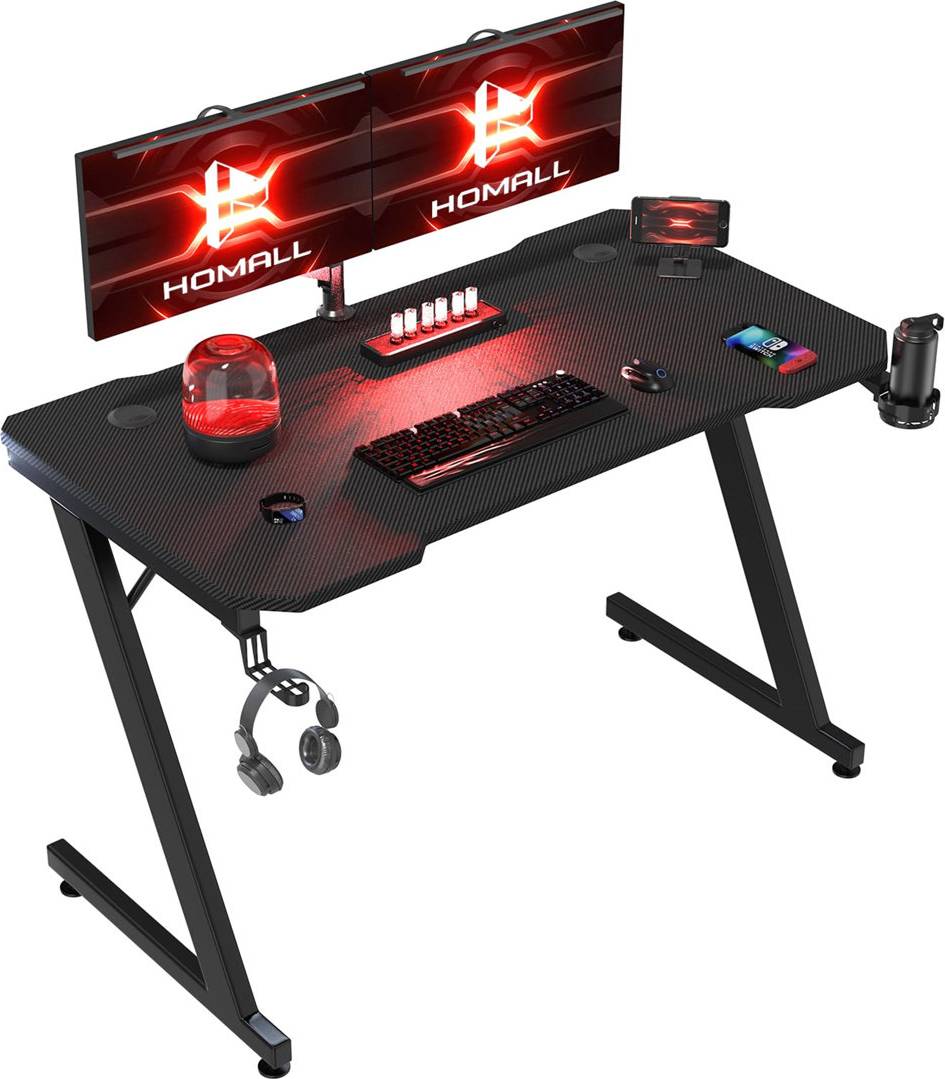 Cielle 80cm W Height Adjustable Rectangle Computer Desk