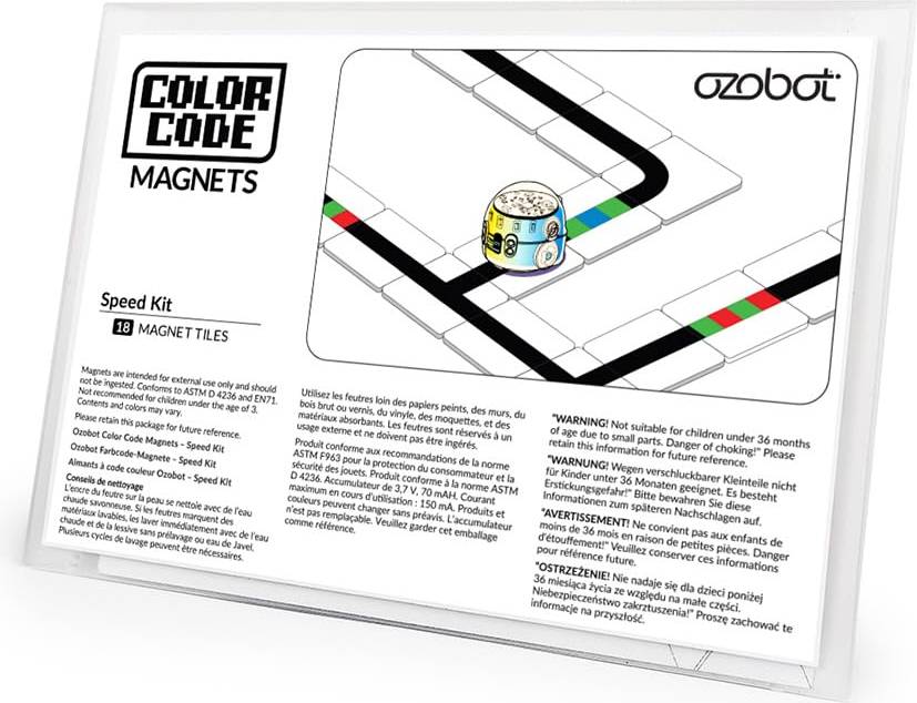 Ozobot Color Code Magnets Speed Kit 18 Bitar