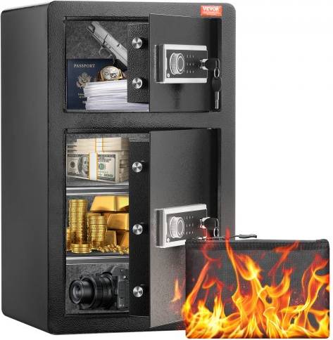 VEVOR Double Door Safe Box With Key Lock