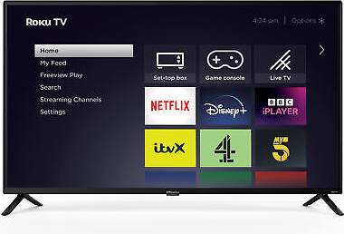 EMtronics Roku TV Smart 40" Inch Full HD With Freeview Play