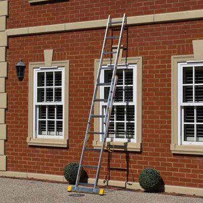 3.13M Trade Master Pro 2 Section Extension Ladder One Size
