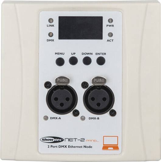 Showtec NET-2 Panel 3-Pin Hvidt Hus