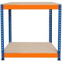 Monster Racking Garage Workbench S-Rax 2 Shelf 90cm x 45cm x 90cm Workstation