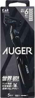 Kai AUGER System Razor Combo Pack Body & 6 Blade 1 Set