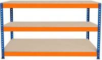 Monster Racking Monster Racking Garage Workbench S-Rax 3 Shelf 150cm x 60cm x 90cm Workstation Orange