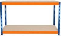 Monster Racking Monster Racking Garage Workbench S-Rax 2 Shelf 150cm x 45cm x 90cm Workstation Orange