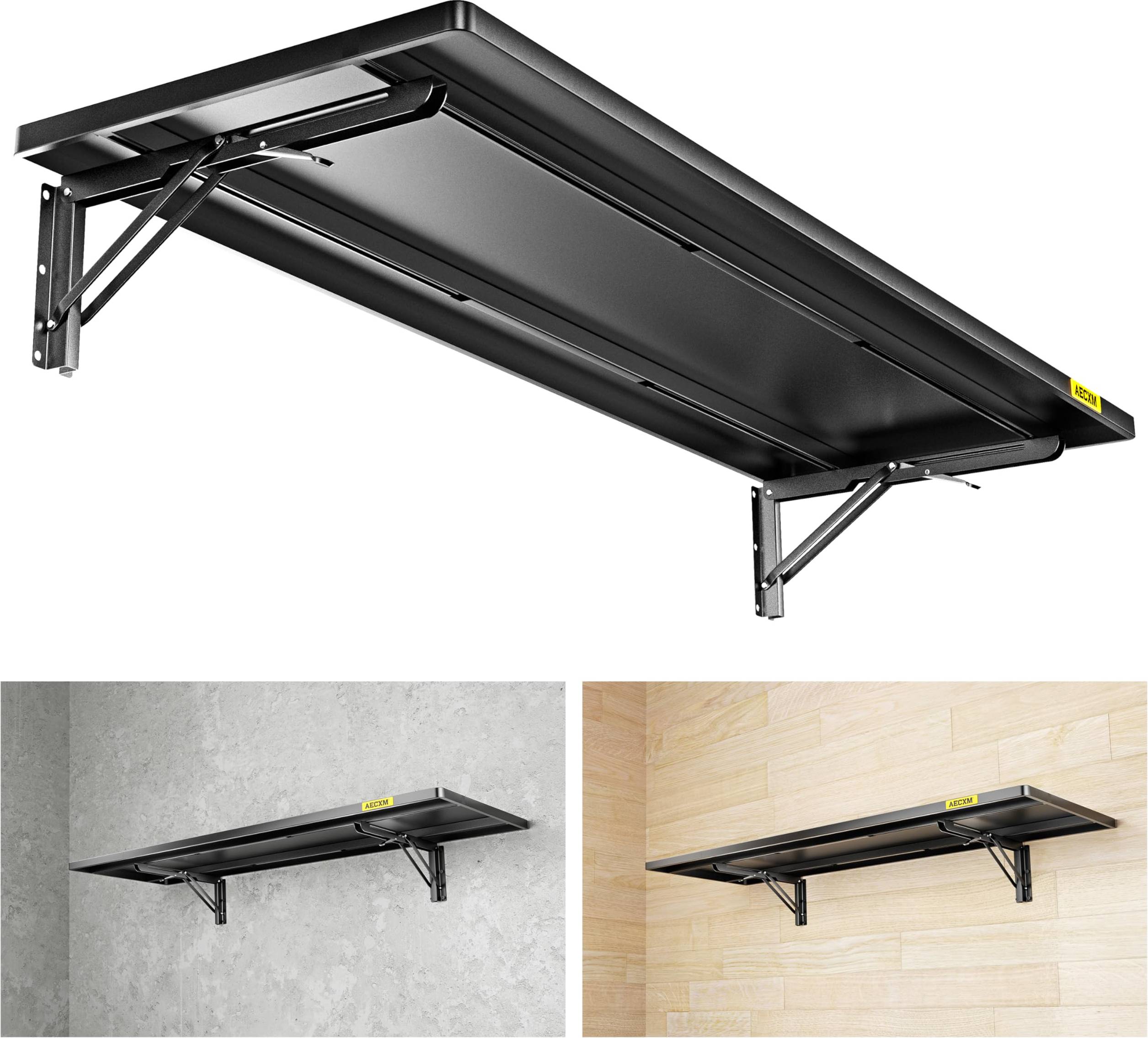 Garage wall shelving Adjustable Rail Type Folding Storage Rack Shelving System