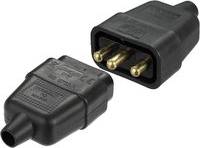 Zexum 10A 3 Pin In-Line Rubber Connector