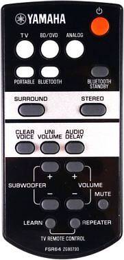 Yamaha ATS-1520 Soundbar Remote Control
