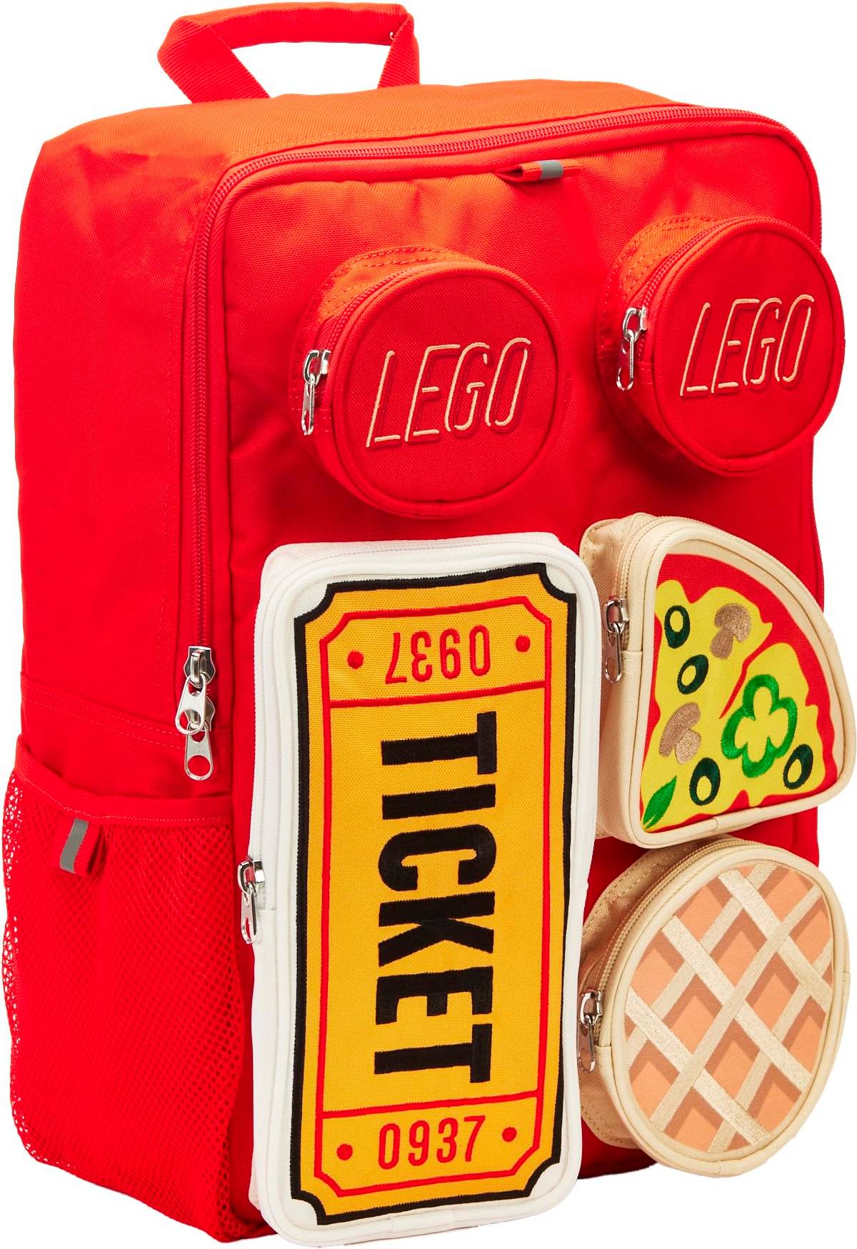 LEGO Brick Tile Rysak - Rød