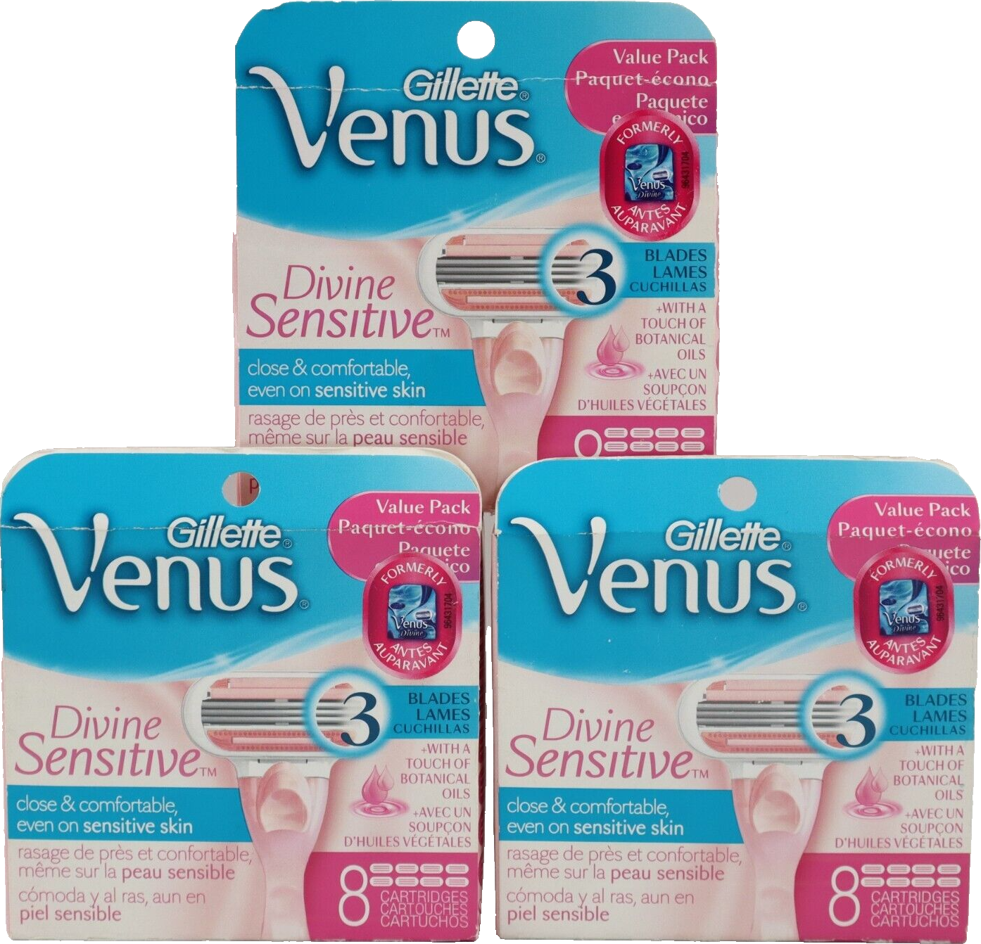 Gillette venus Gillette Venus Sensitive Razor Cartridges - 4 Pack