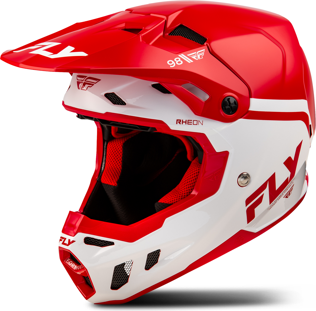 Fly Racing Formula CC Objective MX Helmet Red-White