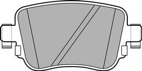 Delphi Brake Pad Set Disc LP2709