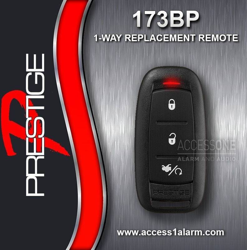 Prestige 173BP 1-Way 3-Button Replacement Remote Control