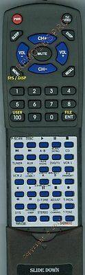 Redi Remote Replacement Remote For Sherwood RVD6090R RMRVD98L - Black