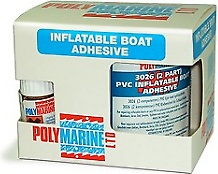 Talamex Polymarine 2-Part PVC Adhesive, 250ml - For Inflatable Boats