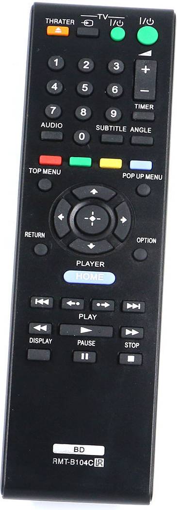 Sony blu ray player Sony Rmt-B104c Remote Control For Blu-Ray Disc Player Rmt-B104p Bdp-S185