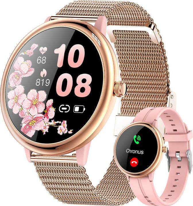 CHRONUS BOUTIQUE Smart Watch R8 With Heart Rate Gold