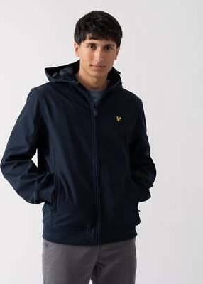 Lyle & Scott Softshell Fleece Back Jakke Sort