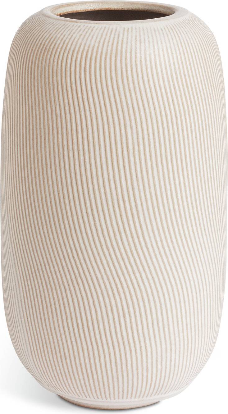Large Ribbed Ceramic - Natural