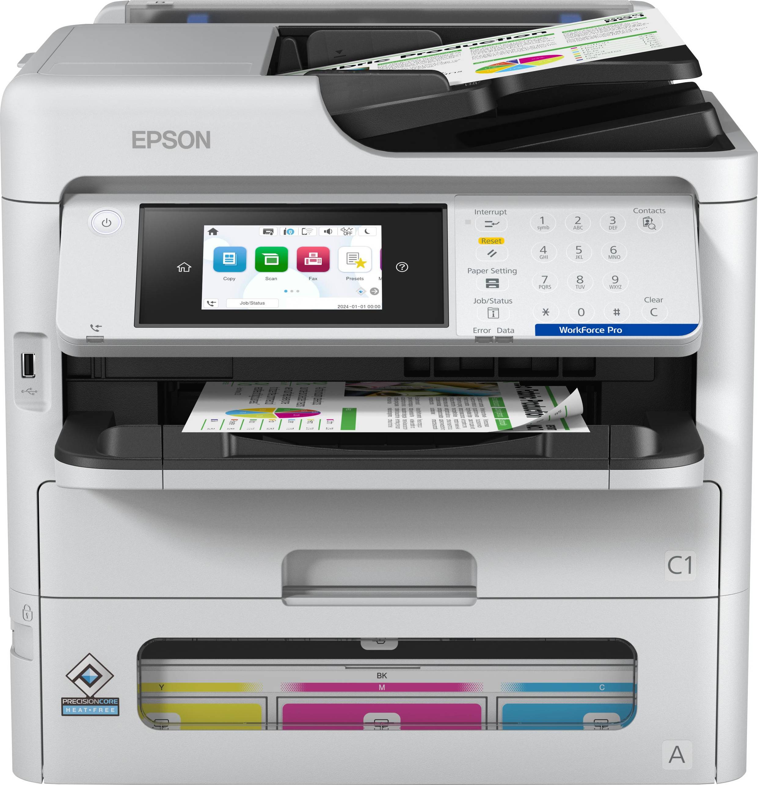 Inkjet printer Epson WorkForce Pro EM-C800RDWF Inkjet Multifunction Printer 35ppm