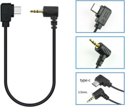 Dji ronin sc Usb-c To 2.5mm Remote Rss Control Cable For Dji Ronin Sc Rs3 Rs2 Rsc2 To Canone3