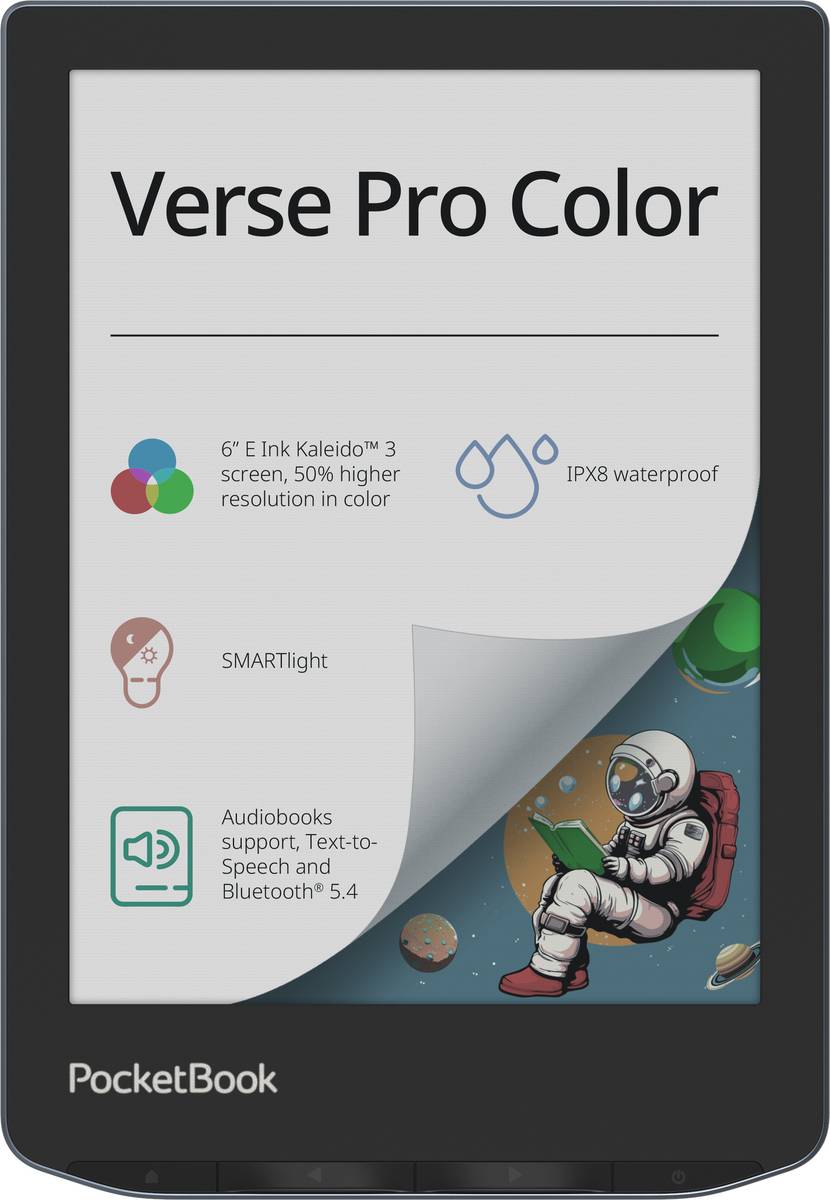 PocketBook Verse Pro Color Dach-version 6 Inch Läsplat
