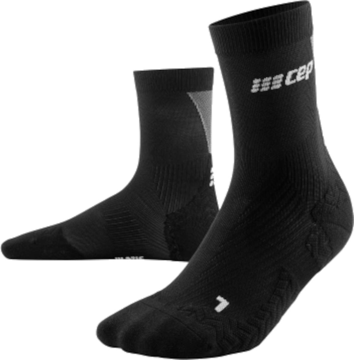 Ultralight Mid Cut Strømper - Sort