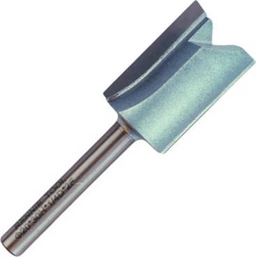 Rennie Rennie Tool Company Rennie Tools 20mm Cutting Diameter X 30mm Flute X 1/4" Shank Tct Tipped 2 Flute Straight Router Cutter Bit. 20mm Router Bit One Size