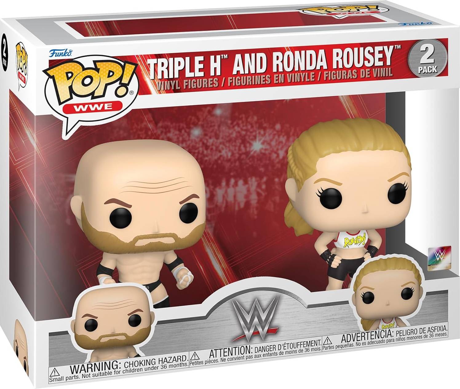 Funko Pop! Wwe Triple H & Ronda Rousey