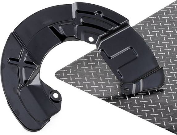 Ridex Brake Disc Back Plate Front Axle Right