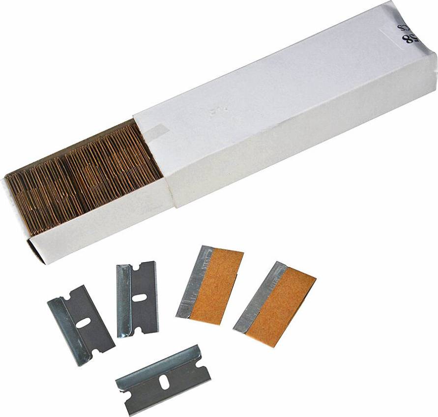 Wejoy EHDIS 100pcs 1.5" Razor Blade Paint Scraper