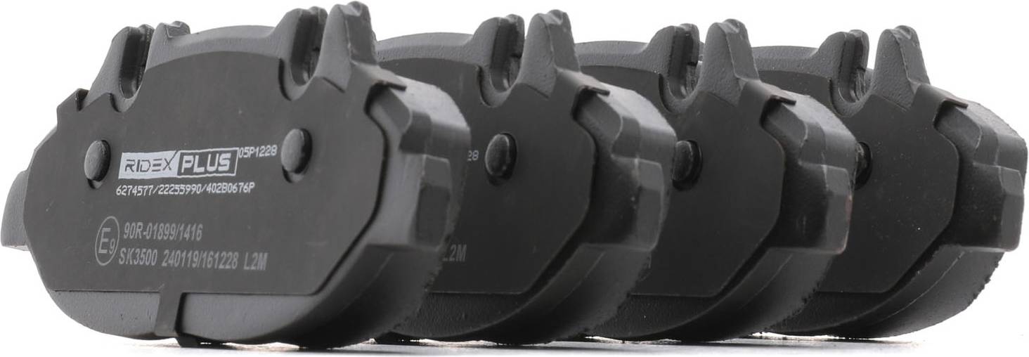 Ridex Plus Brake Pad Set Front Axle