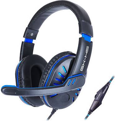 Gaming Headset With Rotating Microphone - Blue