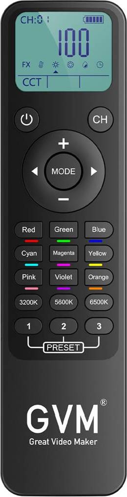 Multi-function Remote Control for Photography Light