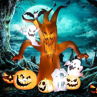 7.9FT Tall Halloween Inflatable Ghost Tree