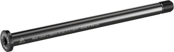 Thread Rear Through Axle Argento 12 x 180 mm