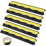 VEVOR 5 PCs Rubber Cable Protector Ramp