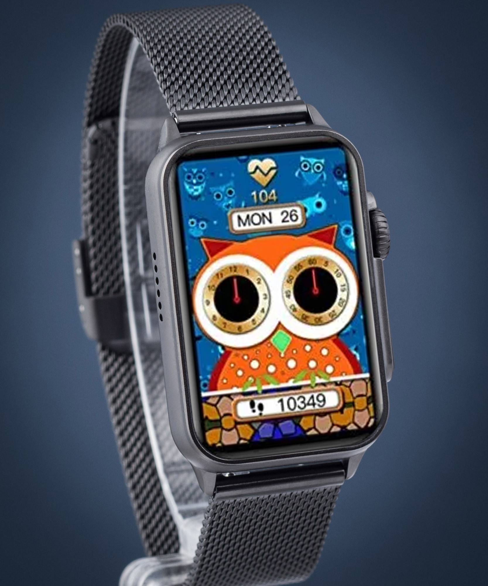 Rubicon RNCF06 Czarny Smartwatch