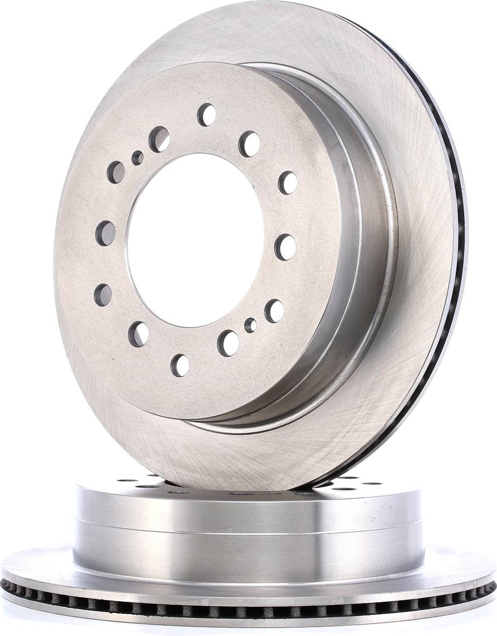 Ridex 82B0272 Brake Disc Rear Axle Vented Cast Iron