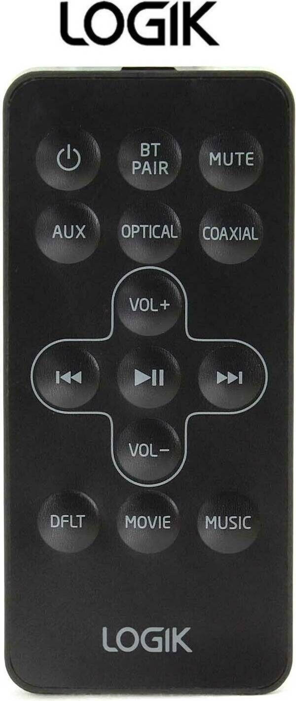 Logik L32SBIN16 Soundbar Remote Control