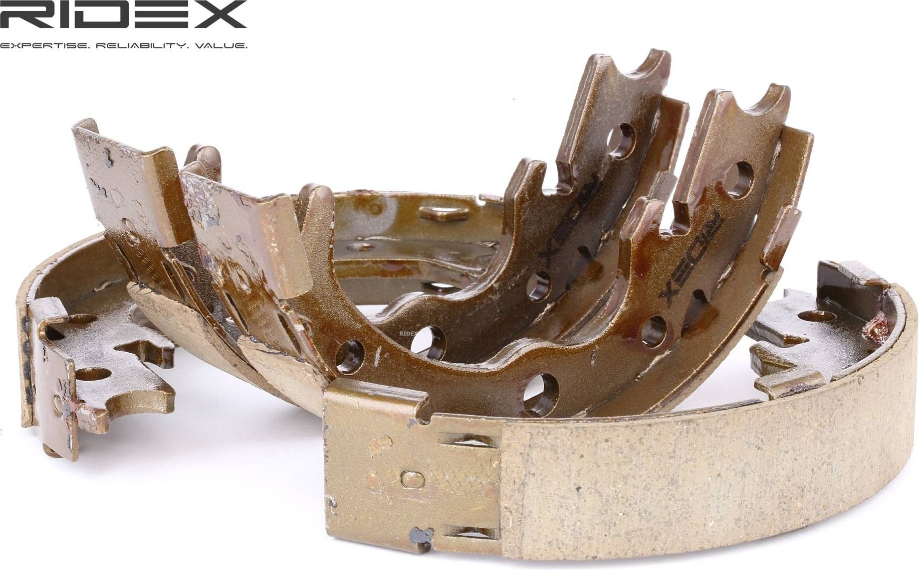 Ridex Handbrake Shoes Rear Axle Without Lever
