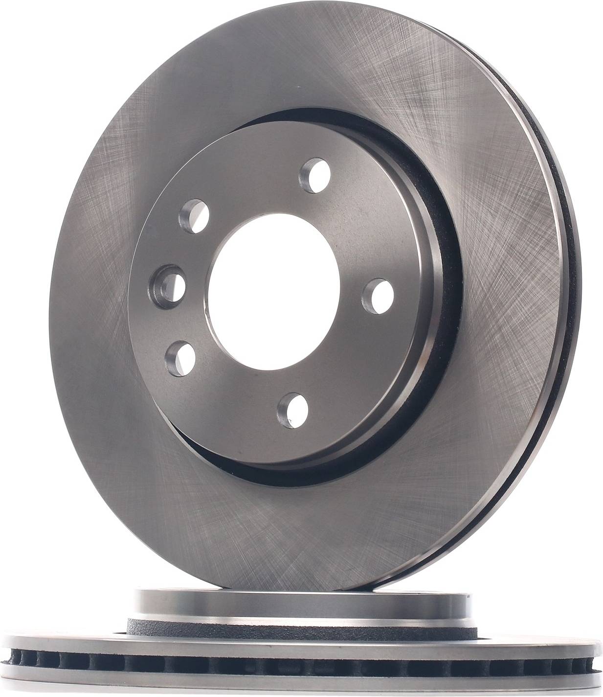 Ridex Brake Disc Rear Axle Vented Cast Iron