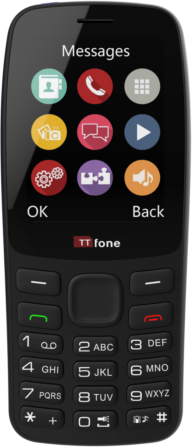 TTfone Tt175 Mobile Basic 2.4 Inch Screen Dual Sim With Camera & Payg