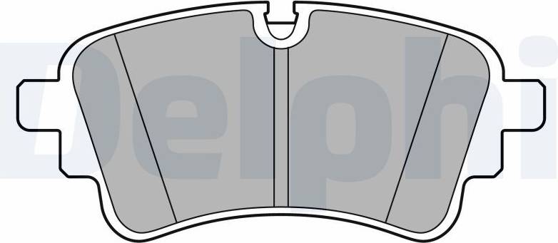 Delphi Brake Pad Set LP3670