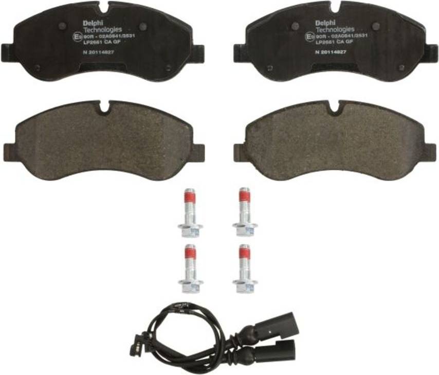 Delphi Brake Pad Set LP2661