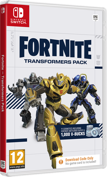 Fortnite switch Fortnite Transformers Pack Code In A Box Switch