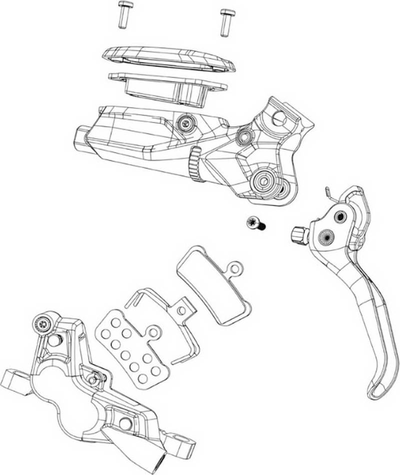 Sram Spare Part Lever Assembly Disc